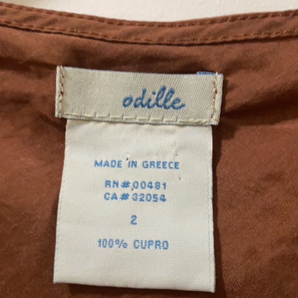 Odille Cupro sleeveless Copper color Shirt - Picture 4 of 9